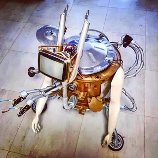 Un diálogo musical humano-máquina donde el líder no es claramente distinguible.